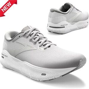 Brooks Women's Ghost MAX Running Shoes, White/Oyster